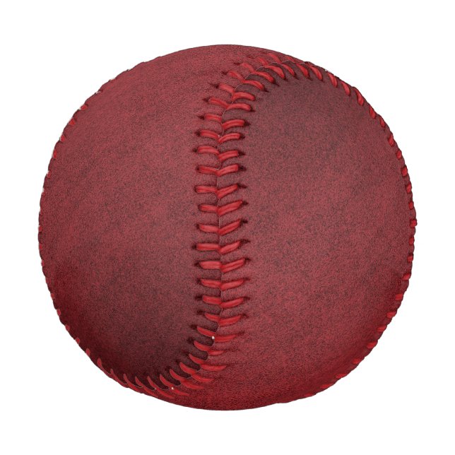 Wildleder-Stoff in roter Bordeaux Baseball (Schrägansicht)