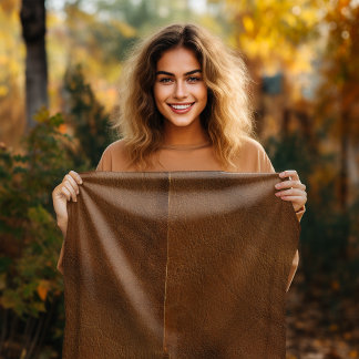 Wildleder-Tan-Line-Look aus Leder Nahtloses Muster Sherpadecke