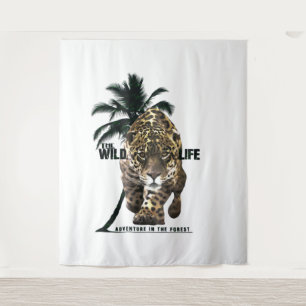 Wildlife, adventures in the forest T - Shirt Butto Wandteppich
