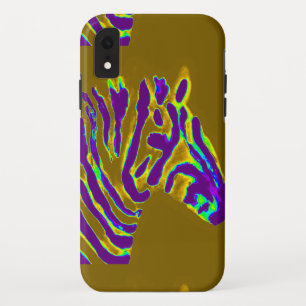 Wildlife Art Lila Gold gestreift Zebra title_seo2