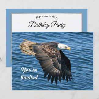 Wildlife Bald Eagle Foto Geburtstag Einladung