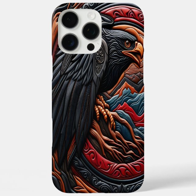 Wildlife Beauty Eagle Arte iPhone 16 Pro Max Hülle (Rückseite)