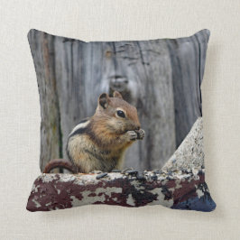 Wildlife Chipmunk Animal Foto Kissen