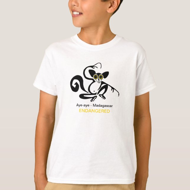 Wildlife - Cooles AYE-AYE - Tiergrafik - T-Shirt (Vorderseite)