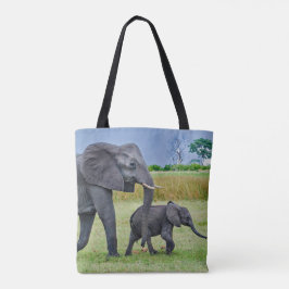 Wildlife Elephant Calf Foto Tasche