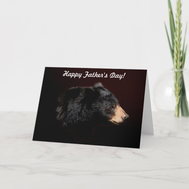 Wildlife Father's Day Card Karte (Vorderseite)