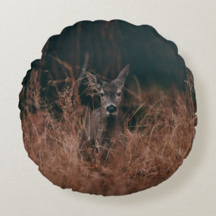 WILDLIFE-FOTOGRAFIE VON GRAURER, UMGEBEN VON GR RUNDES KISSEN