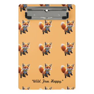"Wildlife Fox Wonder" Mini Klemmbrett