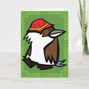 Wildlife Kookaburra Puzzle Grußkarte Karte
