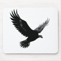 🦅 Wildlife Majestät Soaring Eagle Design Mauspads