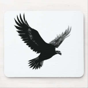 🦅 Wildlife Majestät Soaring Eagle Design Mauspads