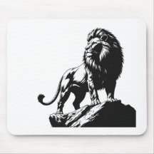 🦁 Wildlife Majesty - The King's Gaze Mousse Pads