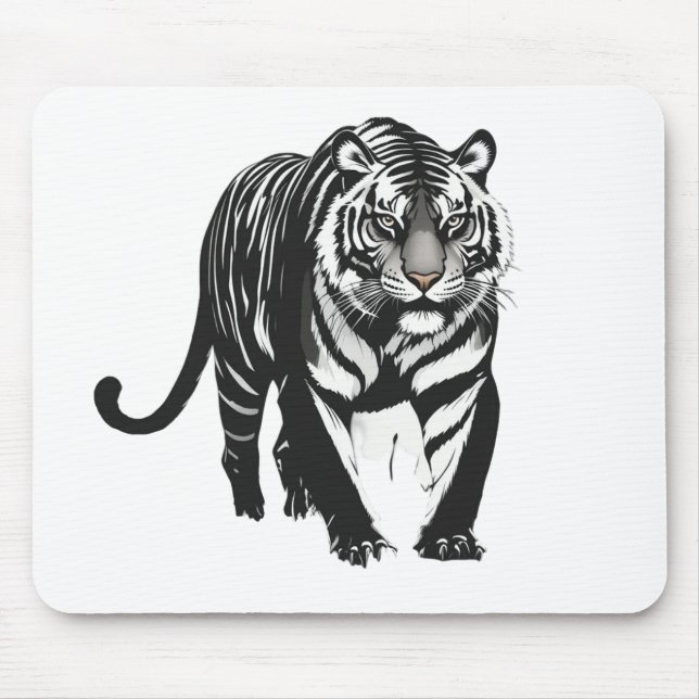 🐅 Wildlife Majesty - Tigre sur le tapis de souris (Devant)