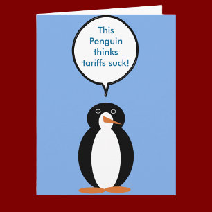 Wildlife Pinguin-Bewusstsein-Erbe-Geschenk Karte