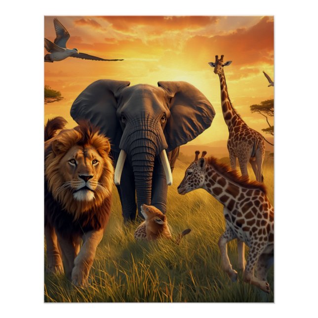 WILDLIFE POSTER (Vorderseite)