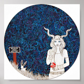 Wildlife Print by Meghan Oona Clifford Poster