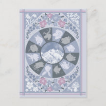 Wildlife Profil Postkarte