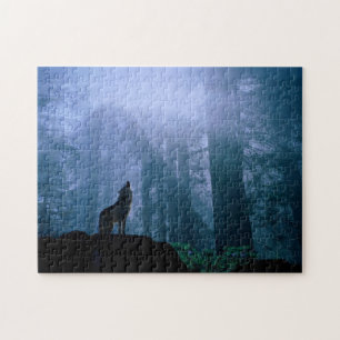 Wildlife Puzzle-Deep Woods Wolf
