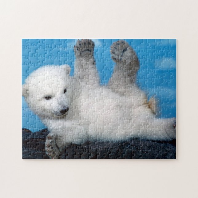 Wildlife Puzzle-Polar Bear Cube (Horizontal)