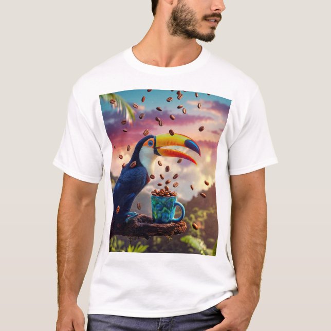 WILDLIFE RAINFOREST TOUCAN T-Shirt (Vorderseite)