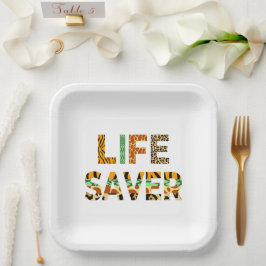 Wildlife Saver Pappteller