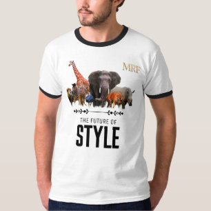 Wildlife Style Ringel-T-Shirt – „Die Zukunft des S T-Shirt