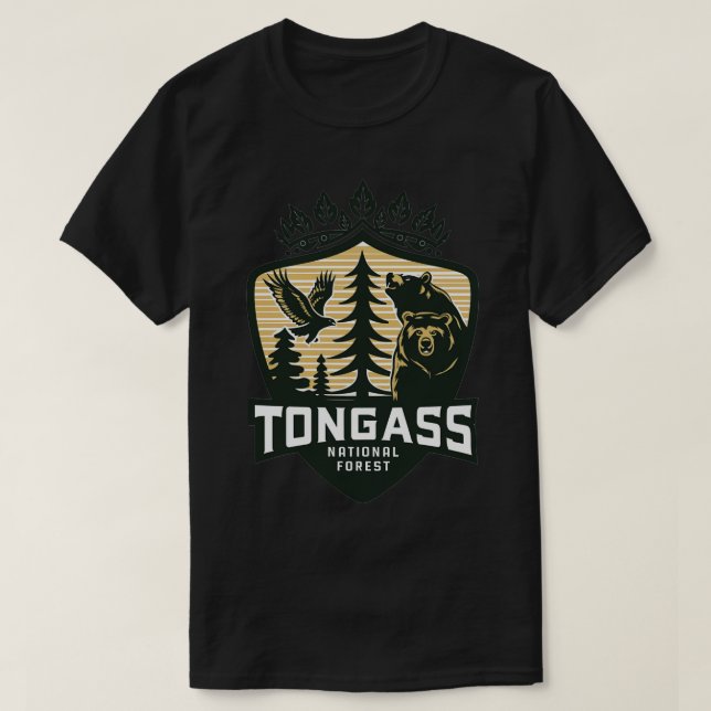 Wildlife Tongass National Forest TShirt (Design vorne)