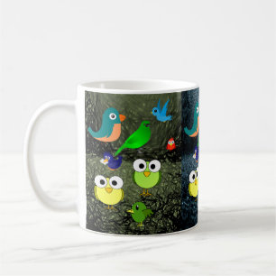 Wildlife-Vögel-Tassen Kaffeetasse