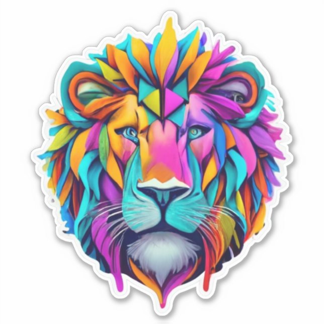 Wildlife Wonders Lion Sticker Delights (Vorderseite)