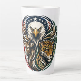 Wildlife World Unity Fußball Tierkunst 2026 Milchtasse