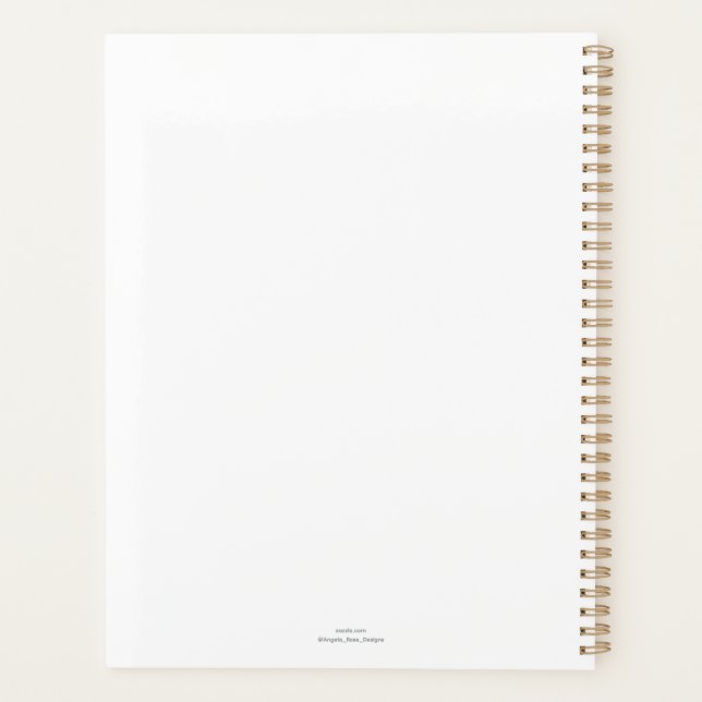 Wildly Punny — Eule oder Nichts Minimalistische Eu Planer (Rückseite)