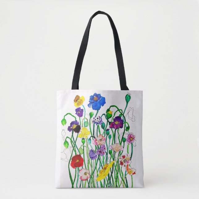 Wildmohnensack Tasche (Vorderseite)