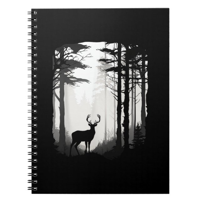 Wildnis des Rotwildwaldes Notizblock (Vorderseite)