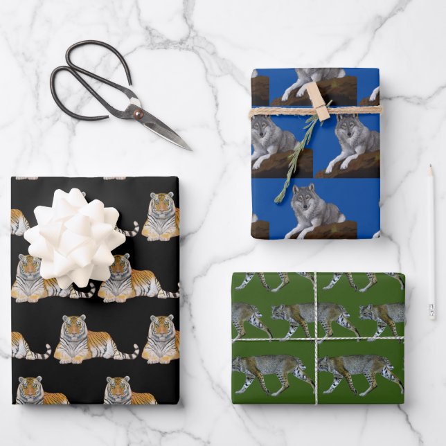Wildnis Geschenkpapier Set (Vorderseite)