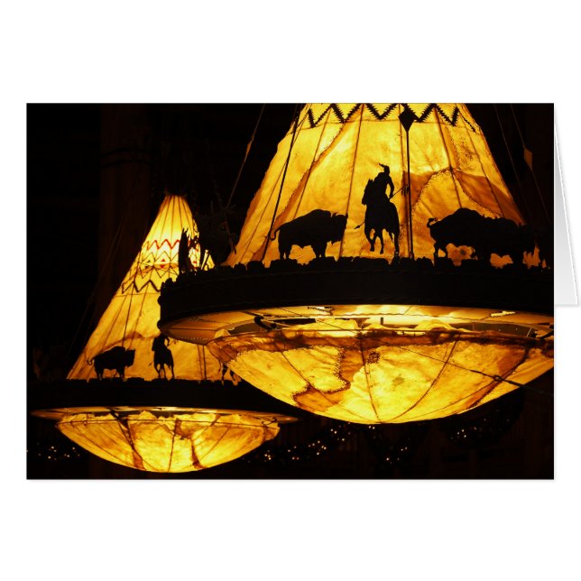 Wildnis-Häuschen-Lichter (Vorderseite (Horizontal))