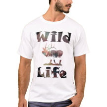 Wildnis mit dem Wasserfarbendesign des Bugling Elk