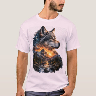 Wildnis-Natur-Kunst T-Shirt