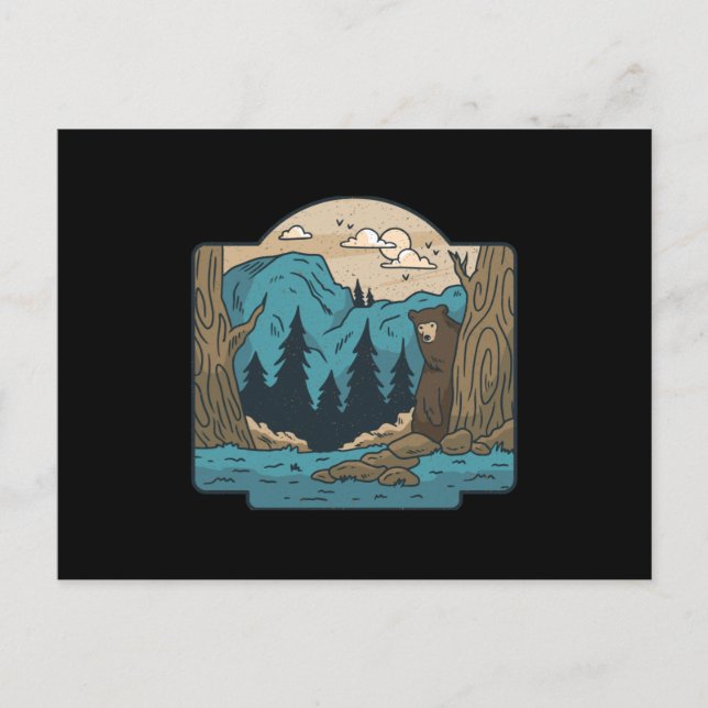 Wildnis Postkarte (Vorderseite)