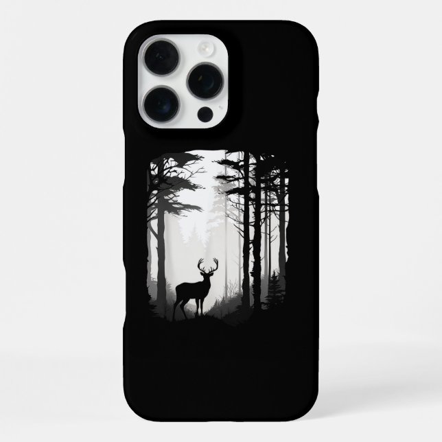 Wildnis von Deer Forest iPhone 16 Pro Max Hülle (Rückseite)