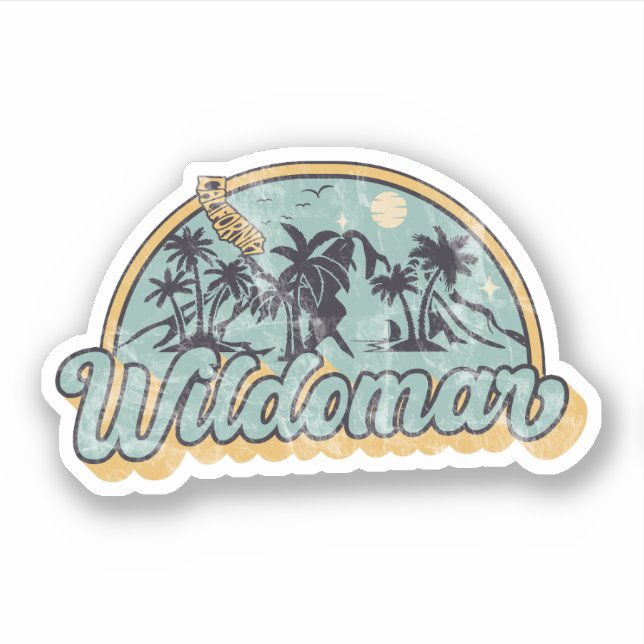 Wildomar, Kalifornien Aufkleber (Vorderseite)