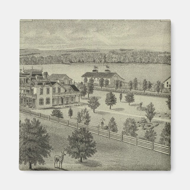 Wildpark Place Farm, Strong City, Kansas Magnet (Vorne)