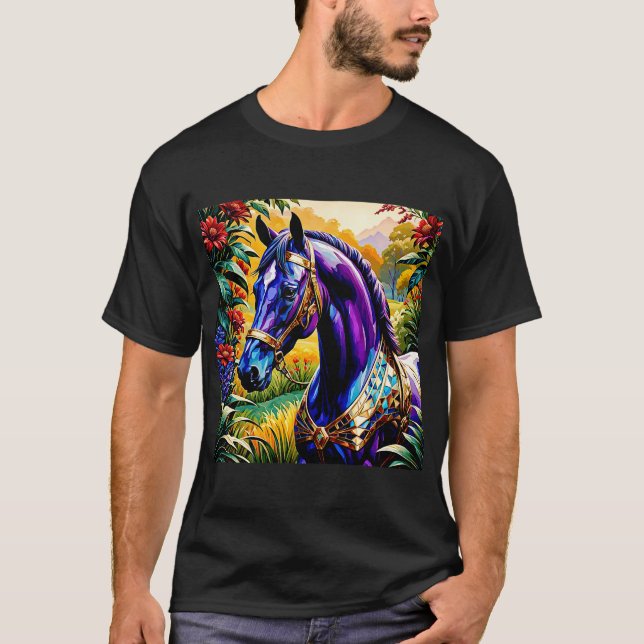 Wildpferd #6 T-Shirt (Vorderseite)