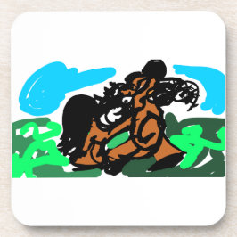 Wildpferd getränkeuntersetzer