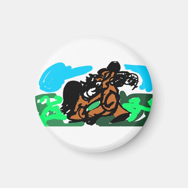 Wildpferd  magnet (Vorne)
