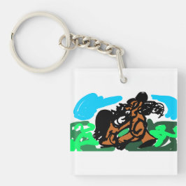 Wildpferd schlüsselanhänger