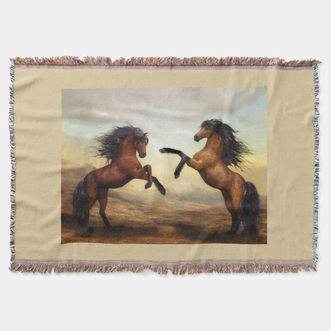 Wildpferde Decke (Vorderseite)