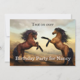 Wildpferde Einladung