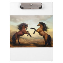 Wildpferde Klemmbrett