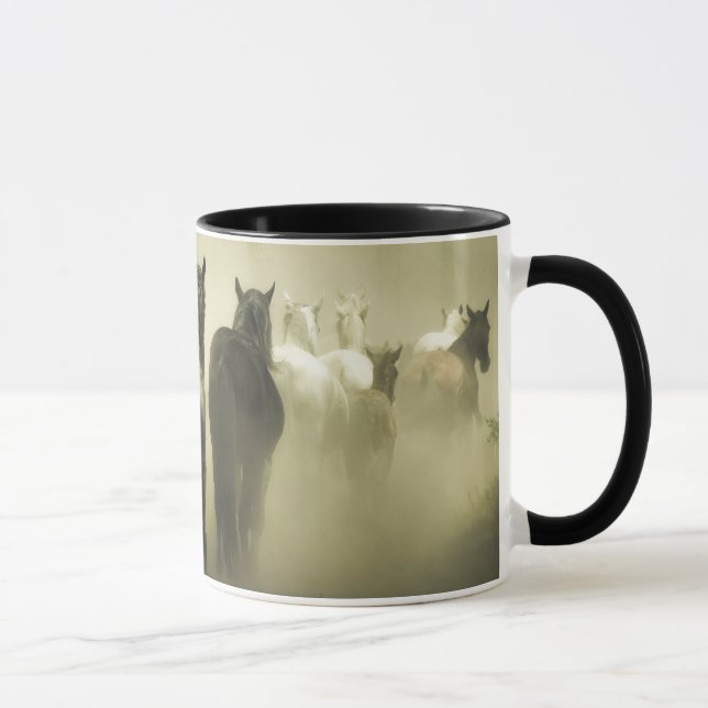 Wildpferde laufen tasse (Rechts)