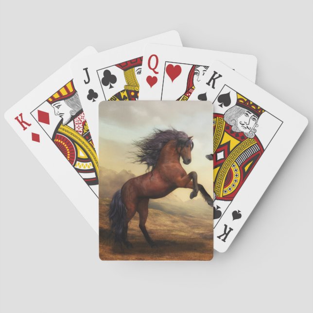 Wildpferden Spielkarten (Rückseite)